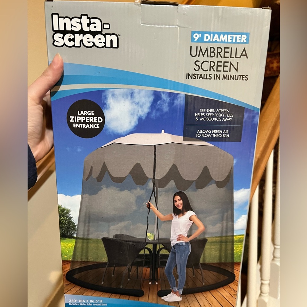 NIB Insta-Screen Umbrella Screen